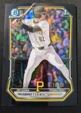 2026 Bowman Baseball  #BCP-6 JARED JONES 1st Bowman Black Chrome /10 bookend