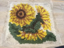 Kit copricuscino gancio chiusura girasole vintage retrò