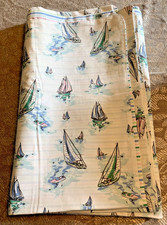 CATH KIDSTON  Reversible Double Duvet Cover, Sailing Boats/Tresco Stripe