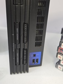 Sony PlayStation 2 PS2 Fat Console Bundle w/ 29 Games Network Adaptor SCPH-30001