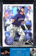 2016 Bowman *Omar Carrizales **Card #BP58** AUTO (RC)