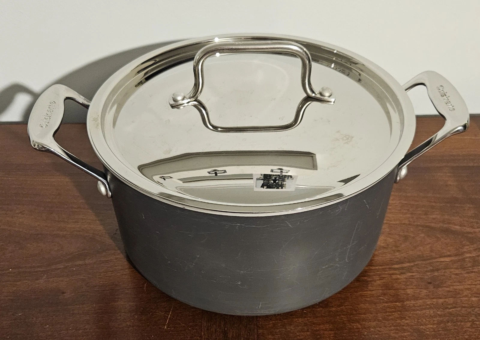 Cuisinart Hard-Anodized Non-Stick 6 qt Stockpot w/ Stainless Steel Lid MCU44-24