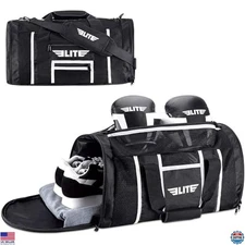 Elite Sports MMA & BJJ Duffle Bag - Durable Gym Carrier for Jiu Jitsu Training