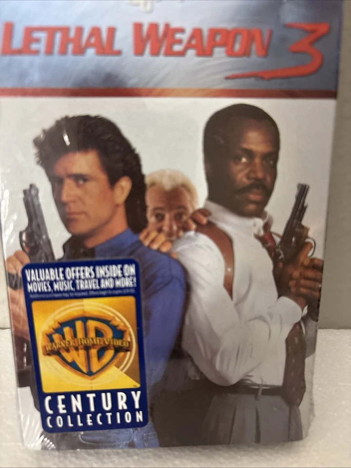 Sealed Lethal Weapon 3 VHS Video Tape Movie 1998 Director's Cut Mel Gibson - Image 2 of 4