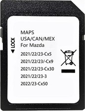 Latest Newest Navigation SD Card,Compatible with 2021/22/23-Cx5. White, Black