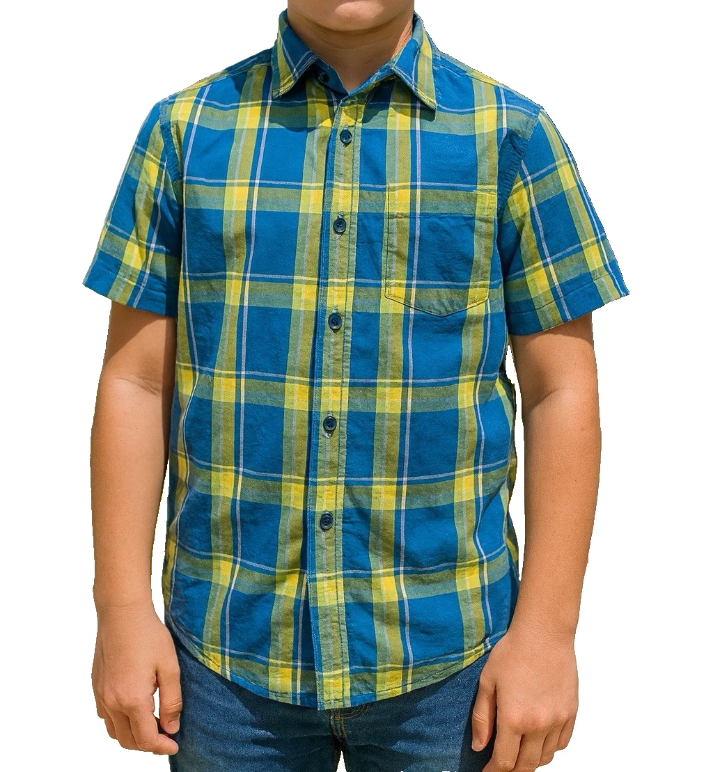 T-shirt Manches Courtes Bleu Wonder Nation Pour Garçon - Taille LG (10-12 Ans) - Coton/polyester, Neuf Avec étiquettes