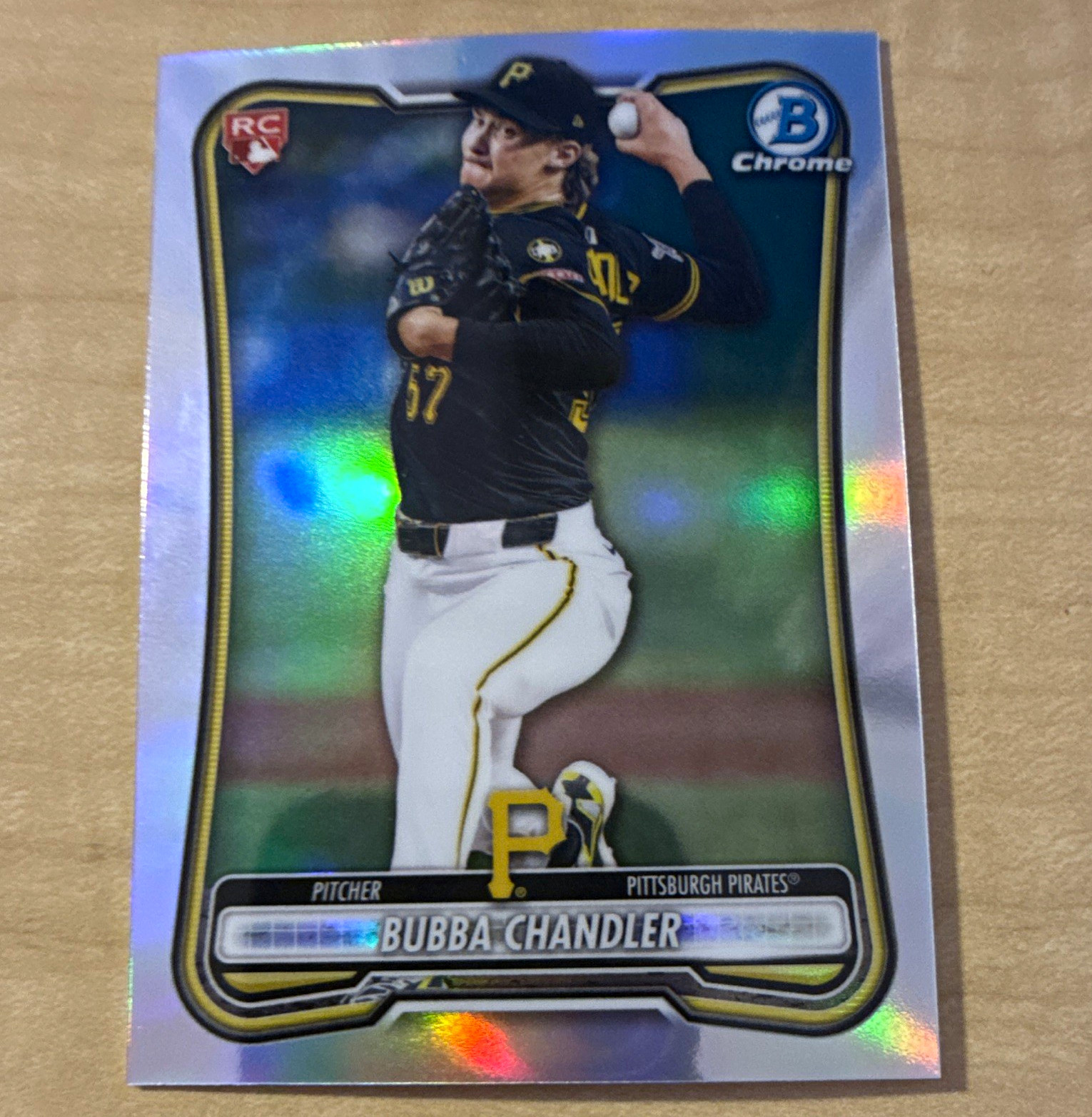 Topps 2026 Bowman Chrome Bubba Chandler Rookie RC Pittsburgh Pirates #38