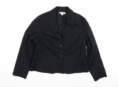 Coldwater Creek Damenjacke blau Größe 10