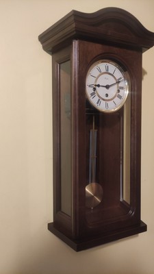 Hermle Uhrwerk mechanische Westminster Glockenspiel Wanduhr / FULLY SERVICED - Video