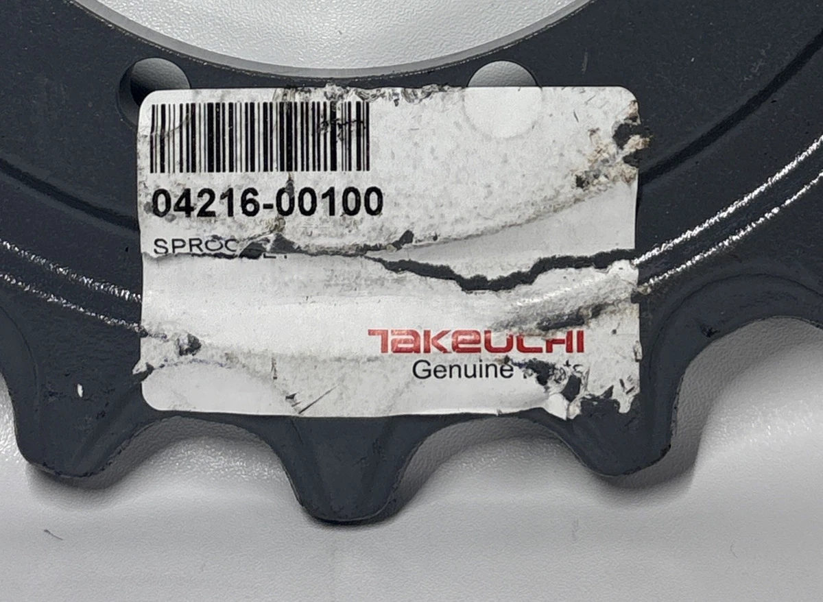 Takeuchi 04216-00100 Drive Sprocket 19 Tooth Heavy Duty Excavator OEM Fit photo 2