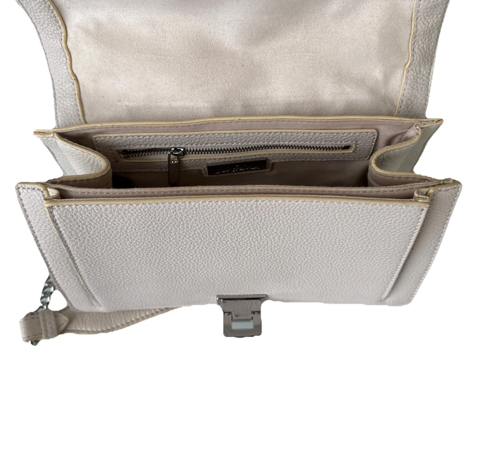 Новый с Ярлыками Sam Edelman Helen сплетенный кожаный наплечная сумка цепочка через плечо слоновой кости - Изображение 4 из 4