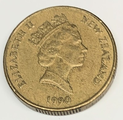 C7576 NEW ZEALAND COIN, ONE DOLLAR 1990 | eBay