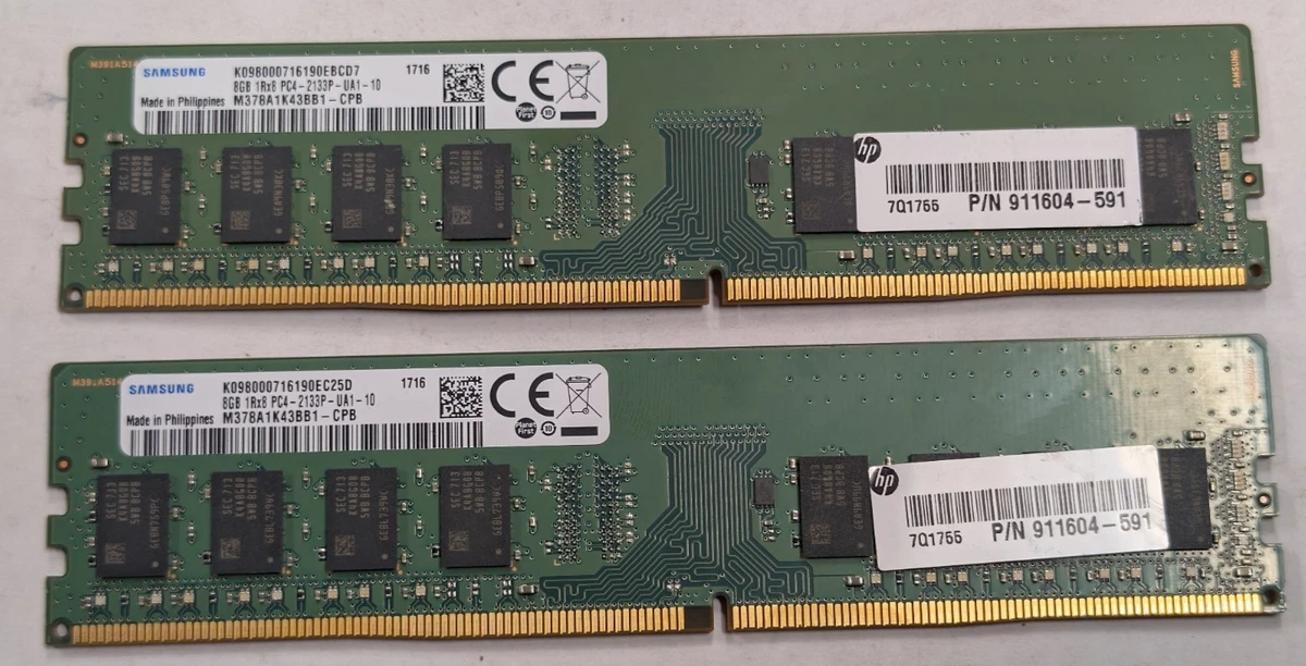 ⭐️M5-20A⭐️Memory DDR4 8GB x 2 Piece Set 8GB 2 Module Computer RAM for sale | eBay
