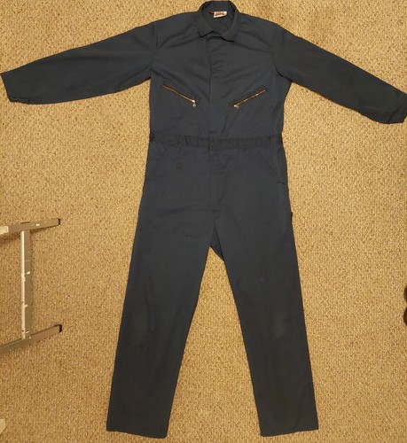 Dickies Long Sleeve Coveralls 46 X-Long Dark Blue