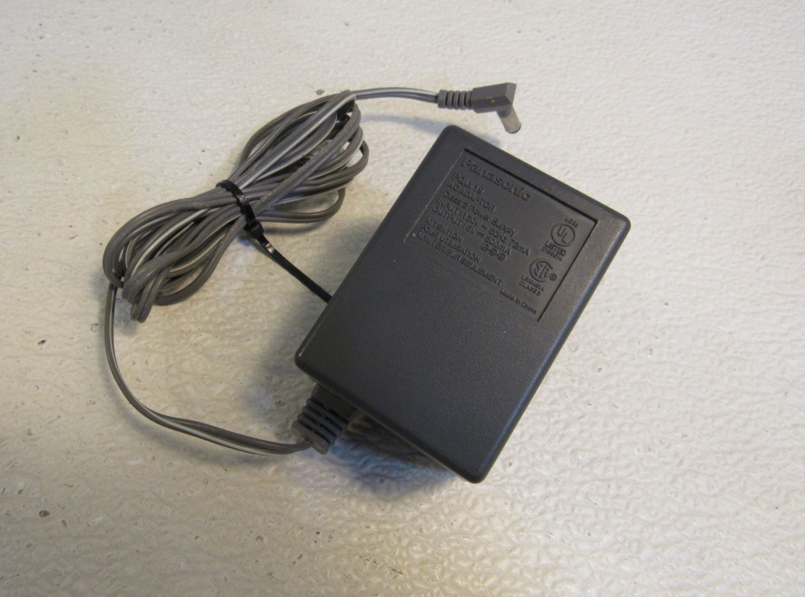Panasonic AC Adaptor Class 2 Power Supply Output 6 V 500 mA Genuine/OEM