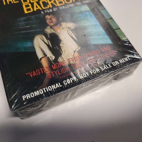 Seal VTG Horror VHS Movie The Devil's Backbone 2002 New NIP Promo Copy 4 Grading - Picture 9 of 11