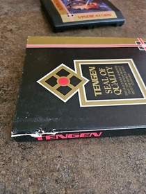 Vindicators NES Tengen game, box, inner sleeve, and cartridge. FAST shipping !!