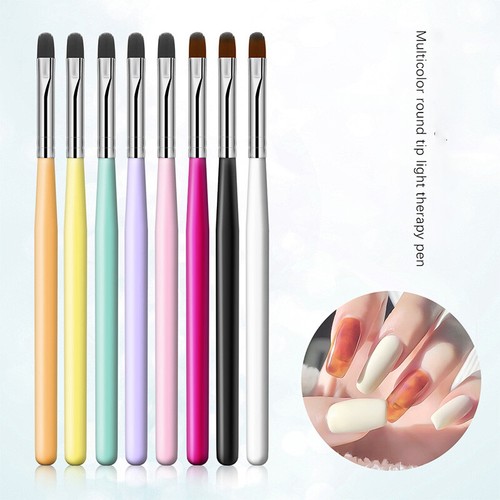 Artlalic 7-teiliges Maniküre-Pinsel-Set – UV-Gel & Acryl, Transparent, Für Nageldesign
