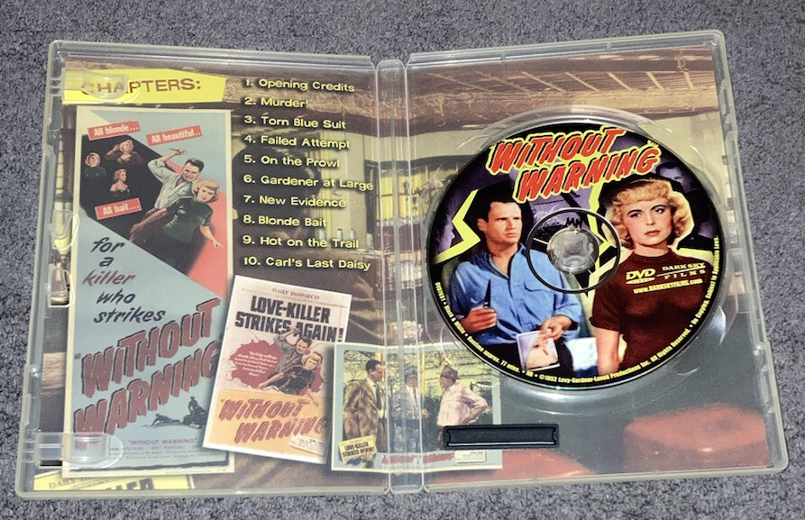 Without Warning 1952 DVD Adam Williams Meg Randall Ed Binns