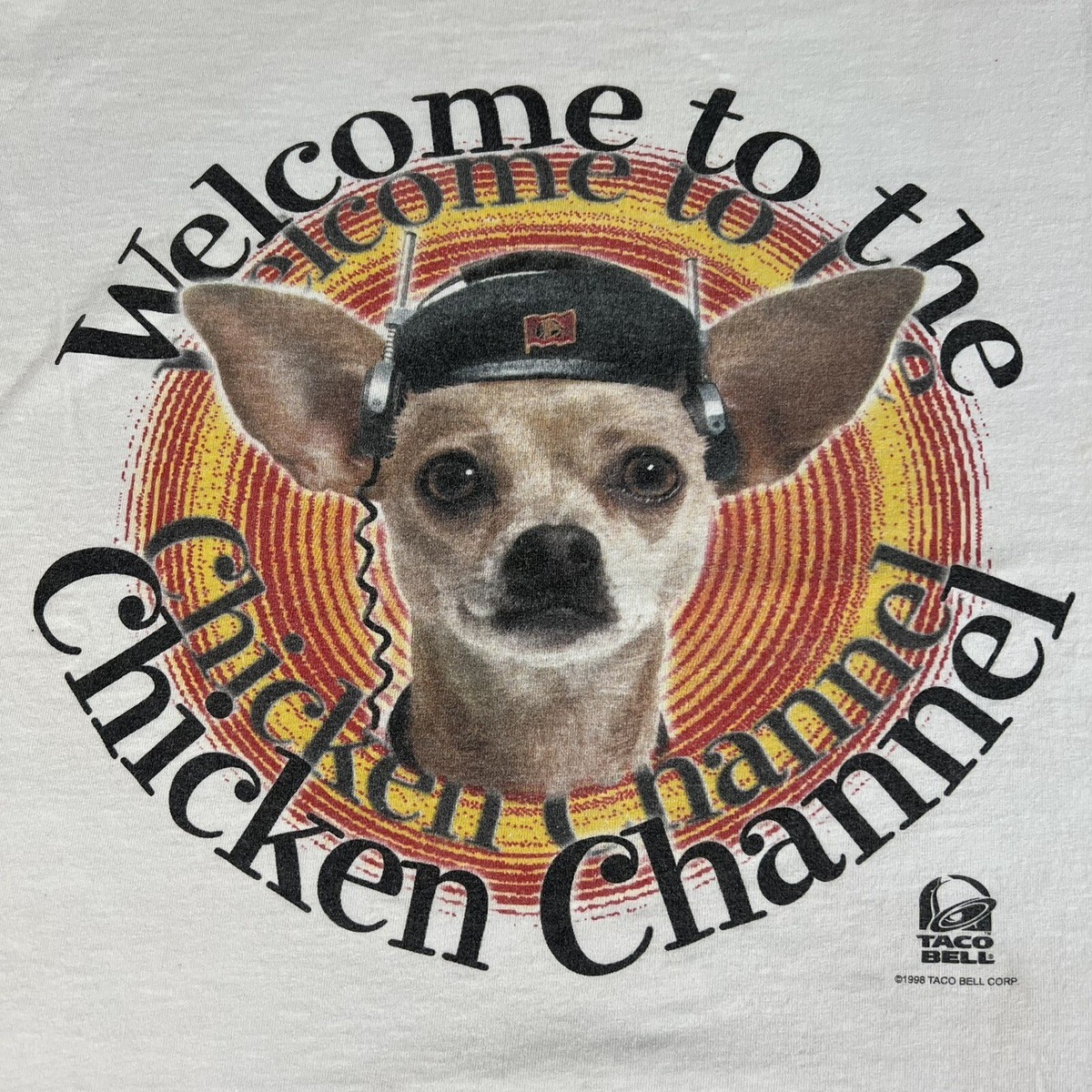 トップス 90s TACO BELL dog t-shirt VTG 90s Yo Quiero Taco Bell Chihuahua T-Shirt Mens XL Dog