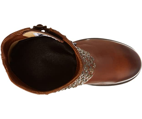 Jenna Studded Short Boot Cognac 