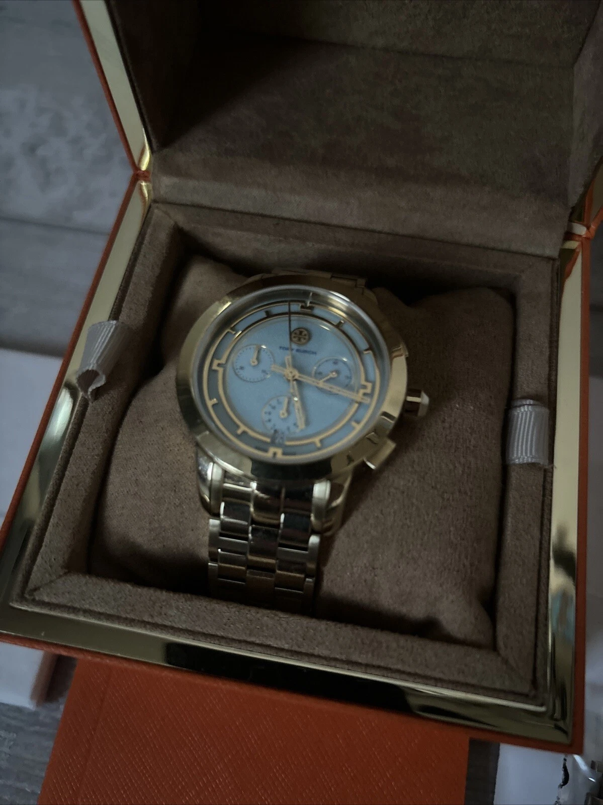 Orologio crono donna Tory Burch modello TRB 1021 raro fuori produzione con scatola perfetto!