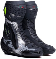 STIVALI BOOTS MOTO RACING TCX RT-RACE PRO AIR BLACK WHITE GREY TCS TORSION TG 41