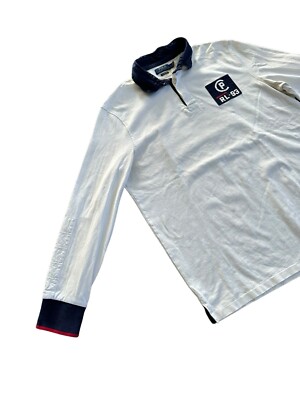 Vintage Polo Ralph Lauren CP RL 93 Rugby Sailing Sport Long Sleeve Size  Large