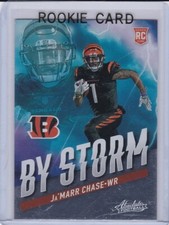 JA'MARR CHASE ROOKIE CARD Absolute Football 2021 BY STORM RC Football BENGALS!