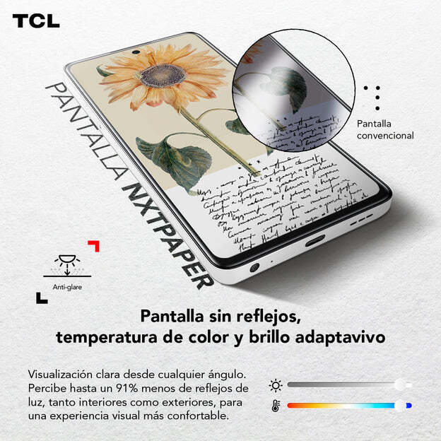 TCL 50 Pro 5G NXTPAPER Full Color Electronic Paper Display