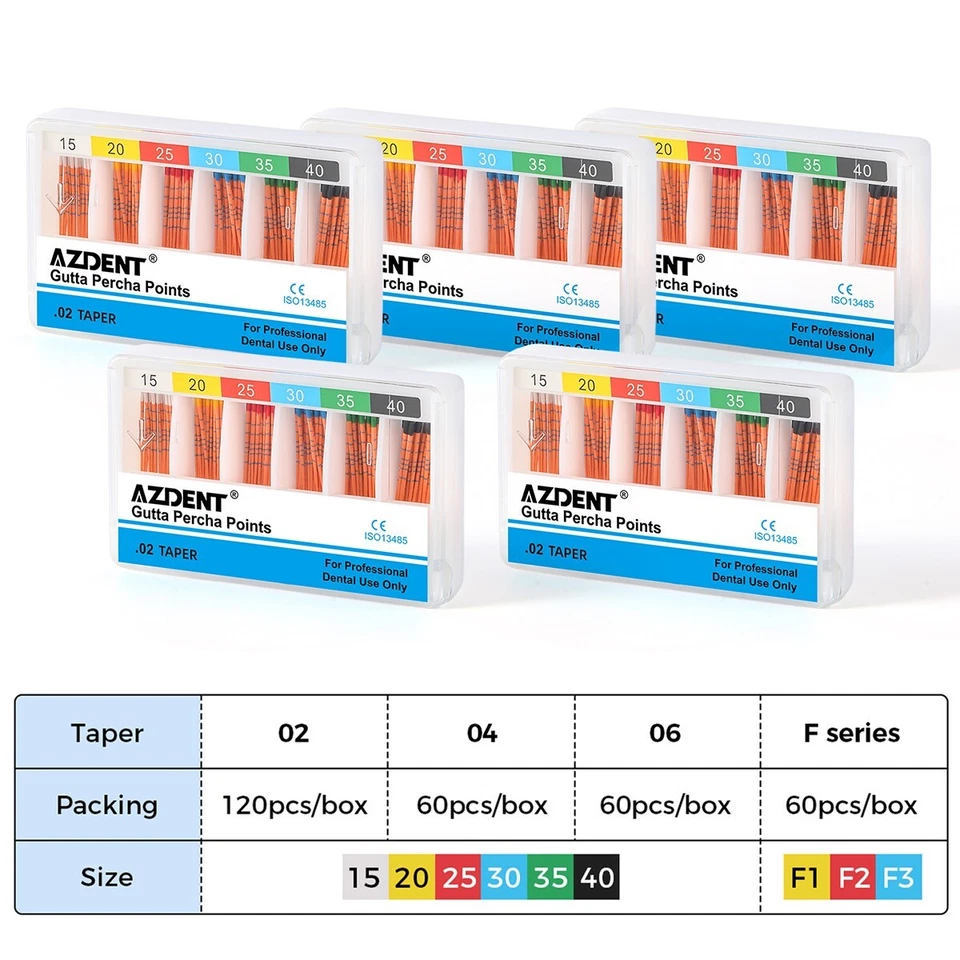Dental Absorbent Paper Points/Gutta Percha Points with Scale Obturating Tips Bar - Image 3 of 4