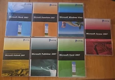 Training Microsoft Office 2007 Essentials Bundle 7 DVDs & 15 Quick Start Cards