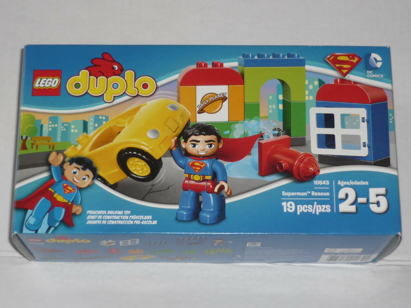 lego duplo super heroes superman rescue building set