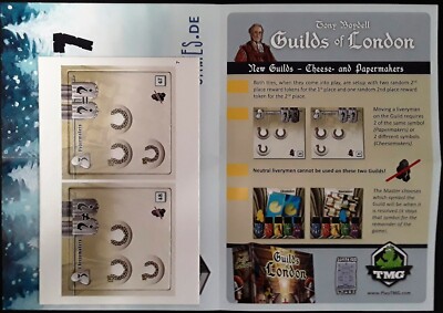 2016 ADVENT Calendar Promo 7: GUILDS OF LONDON CHEESE AND PAPERMAKERS Game