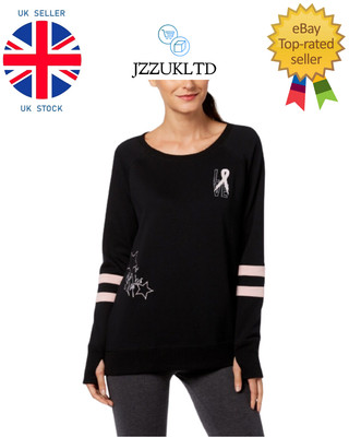 Ideology Damen Brustkrebs Research Foundation Fighter Sweatshirt, UK VERKÄUFER