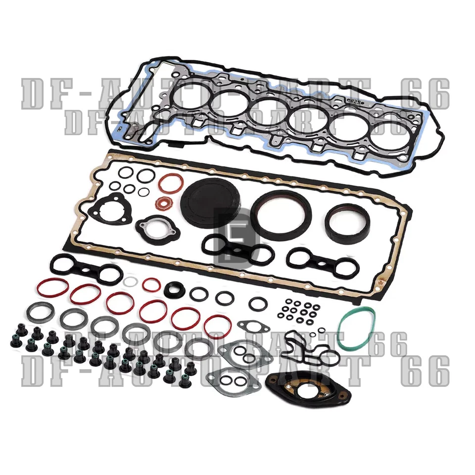 Kit de sellos de pistones de revisión de motor 11:1 para BMW 325i 525i Z4 E90 E60 E89 N52 2,5 L Foto 4 de 4