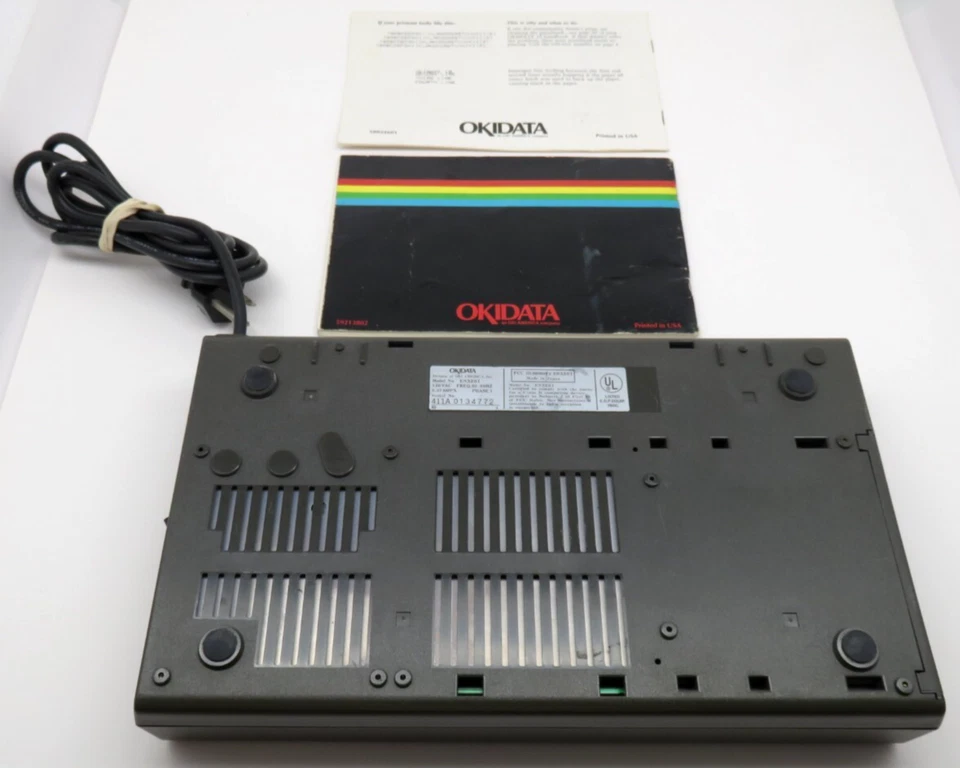 Impresora Atari Vintage Original Color Okimate 10 Okidata Funciona Nueva Cinta B/N #2 Foto 2 de 4