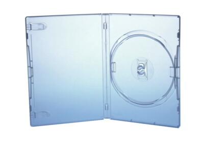 50 Amaray DVD Hüllen 1er Box 14 mm für je 1 BD / CD / DVD transparent