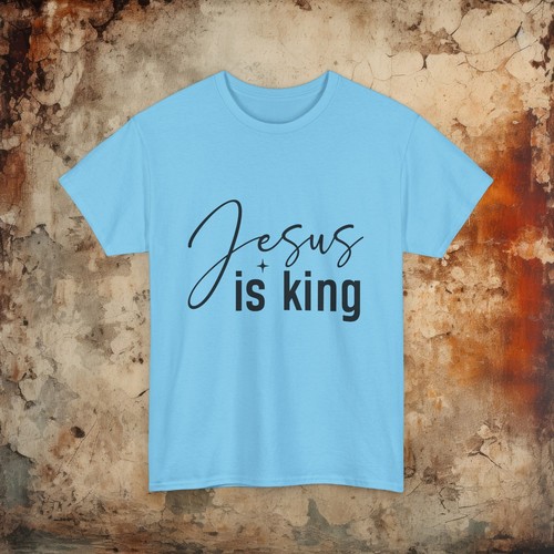 Jesus is king T-Shirt | Christian Apparel | Spiritual Design | Perfect Gift - Picture 11 of 14