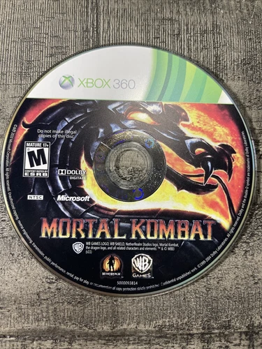 Mortal Kombat (Microsoft Xbox 360, 2011) Disc Only