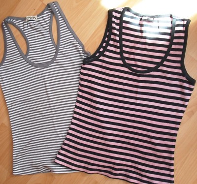 2 Marken-Tops,Gr.32/34,Boysens,Flashlights,gestreift,100%Baumwolle,guter Zustand
