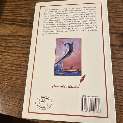 Viejo y el Mar (Spanish Edition) by Ernest Hemingway (2013, Paperback) Old man - Picture 4 of 4