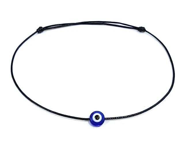 Black sale string anklet