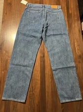 Aime Leon Dore ALD Japanese Selvedge 5-Pocket Denim Light Wash Blue Jeans Sz 34