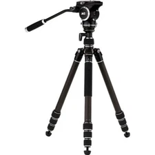 MeVIDEO GlobeTrotter Video Travel Tripod Kit (Carbon Fiber, Black) #GTVCBLK