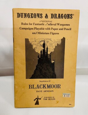 Dungeons & Dragons Supplement 2 Blackmoor (7th Printing)