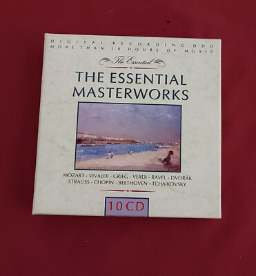 The Essential Masterworks 10 CD Digital Recording DDD Morethan 10 Hours of Music