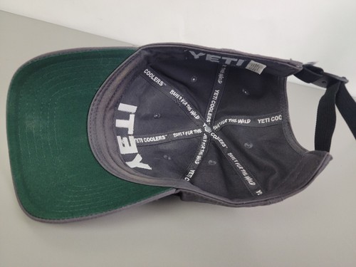 YETI Coolers Hat Baseball Cap Gray Adjustable - Picture 6 of 6