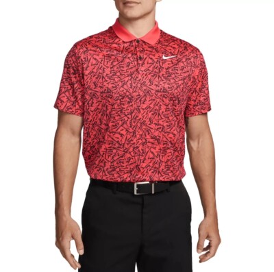 Nike Dri-FIT Victory+ Men's Golf Polo Ember Glow DV8497-850 Size Large