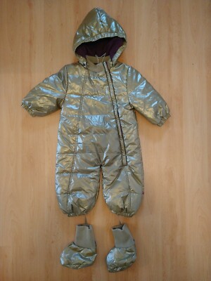 MINYMO Schneeanzug, Gr.68 (6M), gold